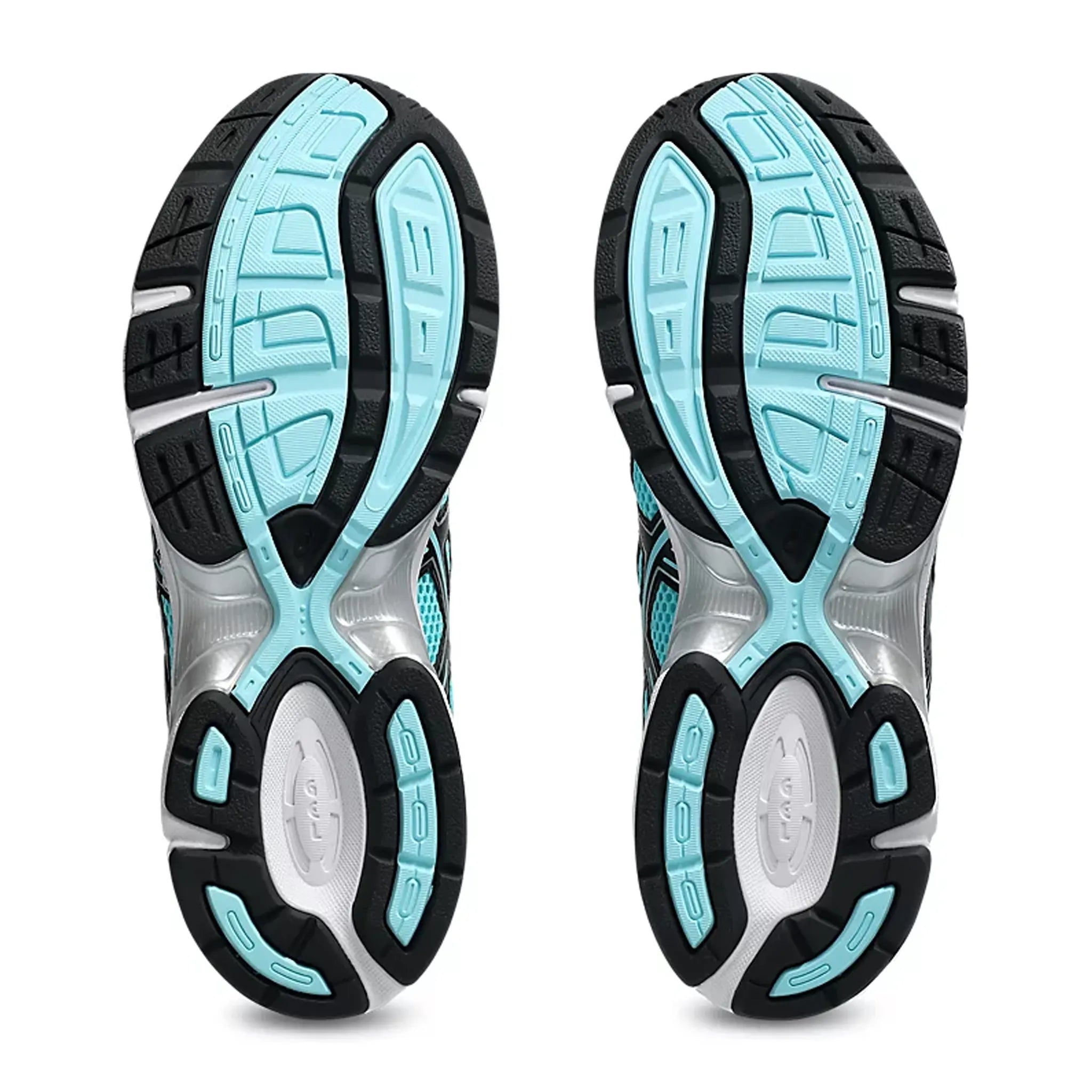 Sole View of Asics Gel-1130 Larimar Blue Silver 1203A609-400